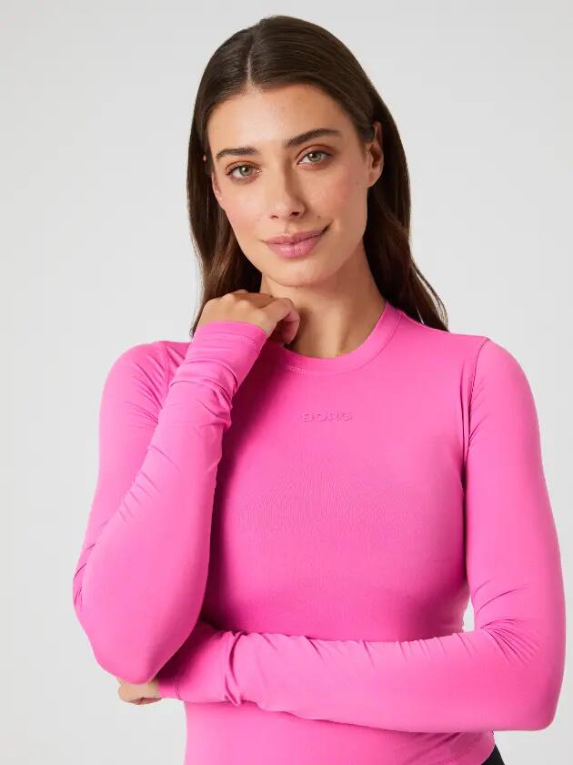 bjorn_borg STUDIO SOFT CROPPED LONGSLEEVE — IBIS ROSE 5/5