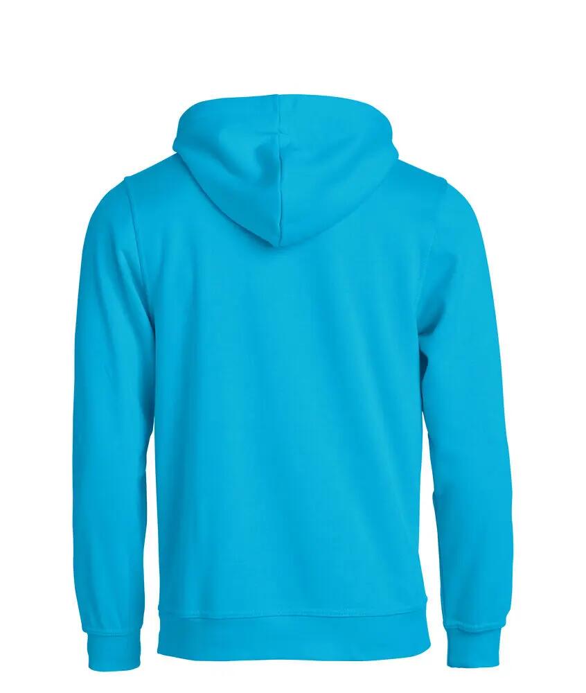 clique Basic Hoody unisex – sudadera con capucha turquesa 2/4