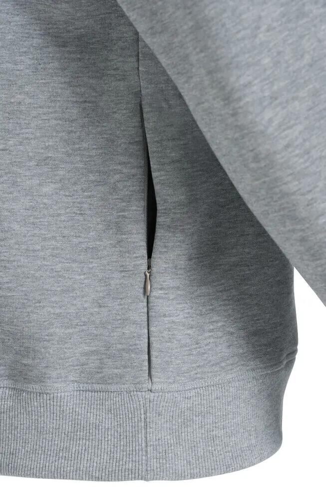 clique Classic Roundneck felpa girocollo unisex grigio mélange 2/5