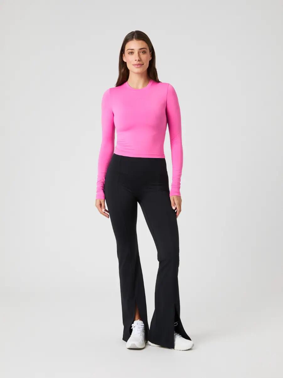 bjorn_borg STUDIO SOFT CROPPED LONGSLEEVE — IBIS ROSE 3/5