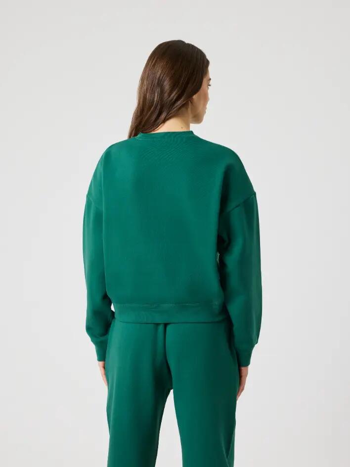 bjorn_borg BORG BOYFRIEND SWEATSHIRT POSY GREEN 2/4