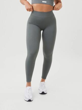 bjorn_borg ALICE SEAMLESS RIB TIGHTS – SEDONA SAGE