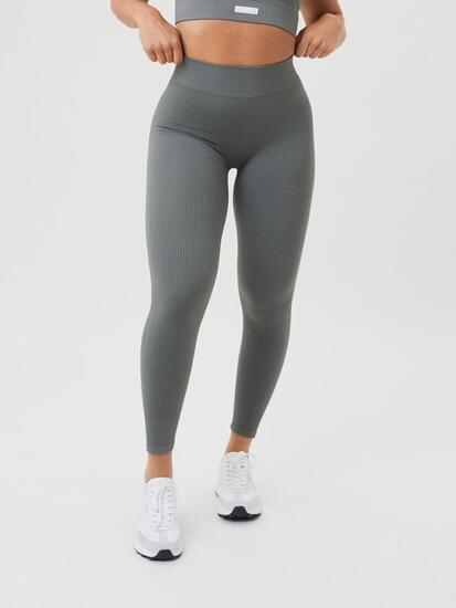 bjorn_borg ALICE SEAMLESS RIB TIGHTS – SEDONA SAGE