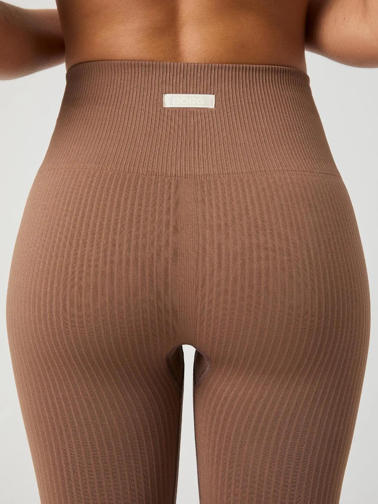 bjorn_borg STUDIO SEAMLESS RIBBED TIGHTS — ACORN 5/6