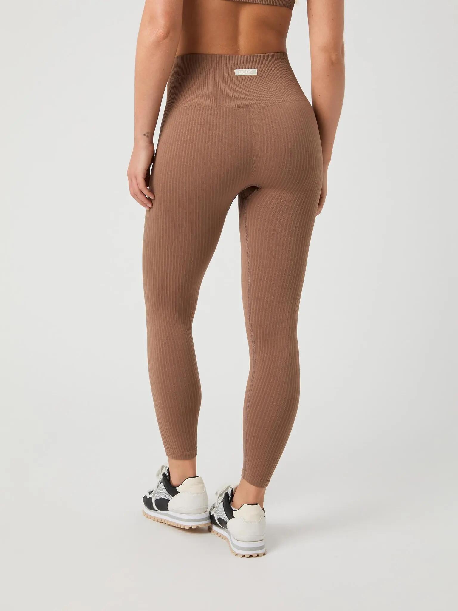 bjorn_borg STUDIO SEAMLESS RIBBED TIGHTS — ACORN 4/6