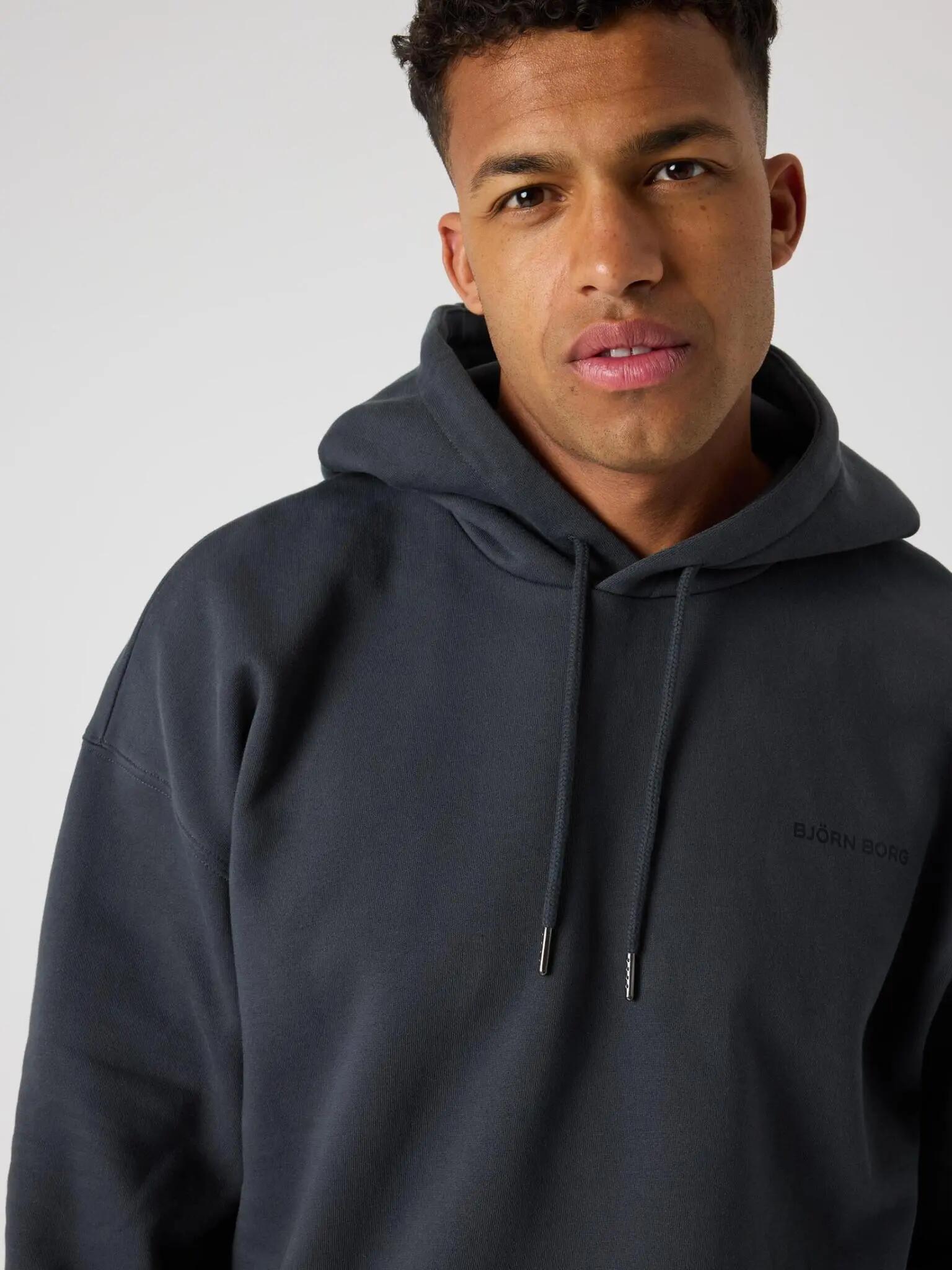 bjorn_borg BORG OVERSIZED HOODIE - ASPHALT 5/5