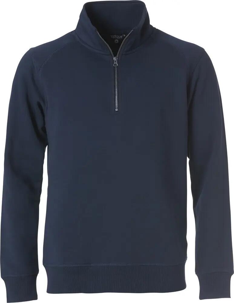 clique Classic Half Zip ½‑zip sweater unisex met verborgen zijzak 1/4