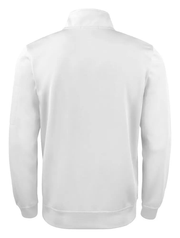 clique Basic Active Half Zip sweater halve rits 100% polyester wit 3/4