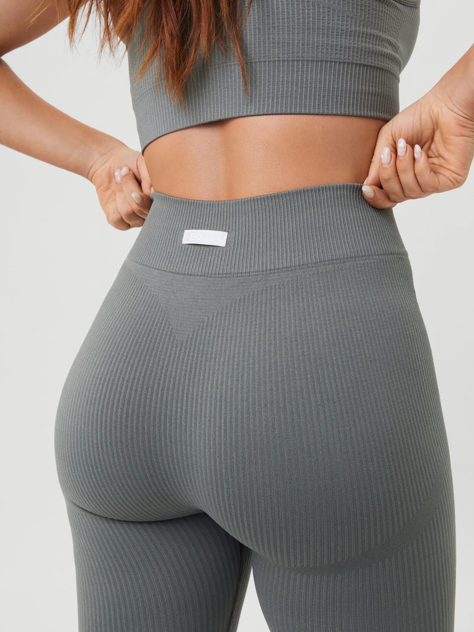 bjorn_borg ALICE SEAMLESS RIB TIGHTS – SEDONA SAGE 2/4
