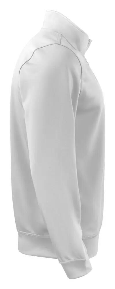 clique Basic Active Half Zip sweater halve rits 100% polyester wit 2/4