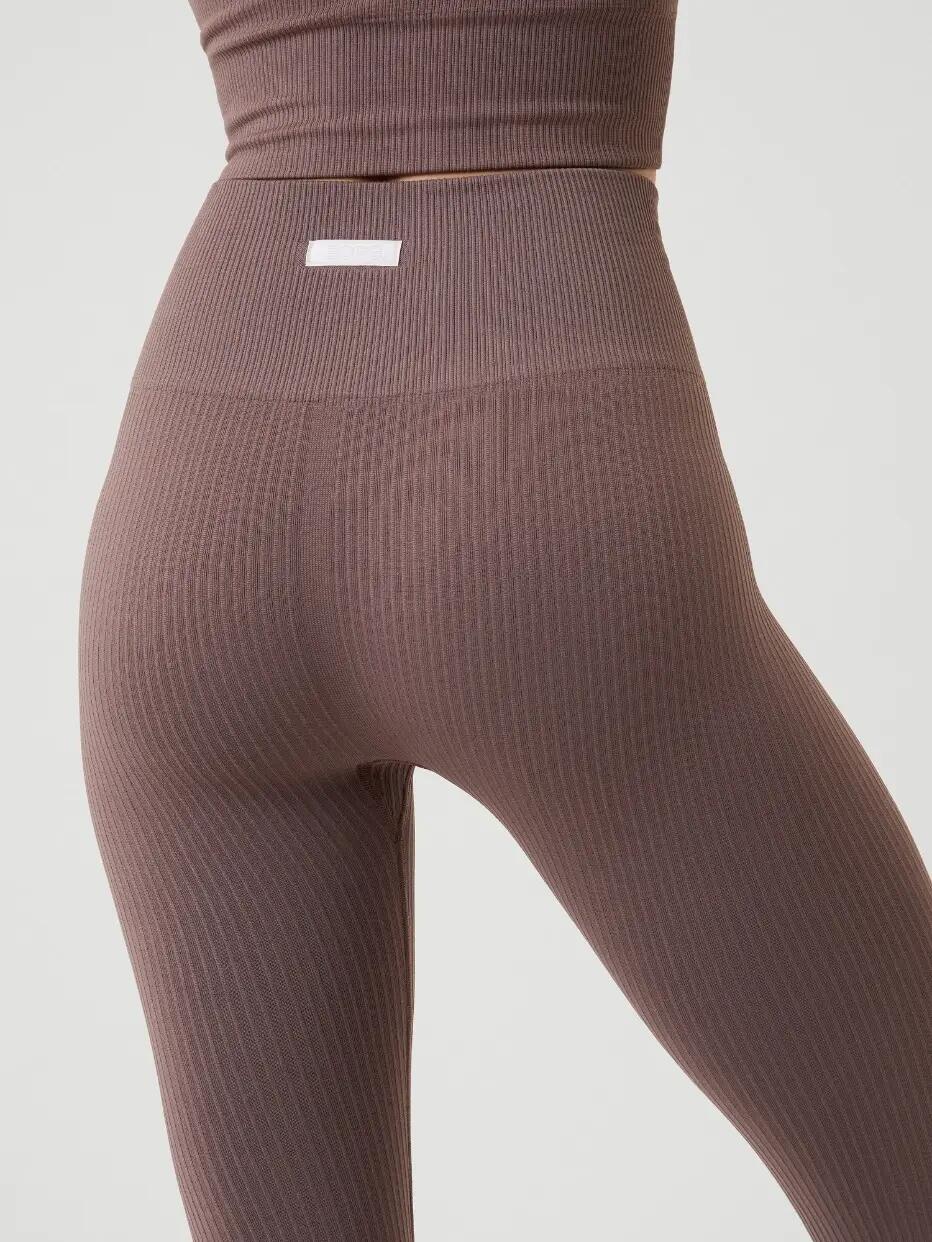 bjorn_borg STUDIO SEAMLESS RIB TIGHTS — SPARROW 4/4