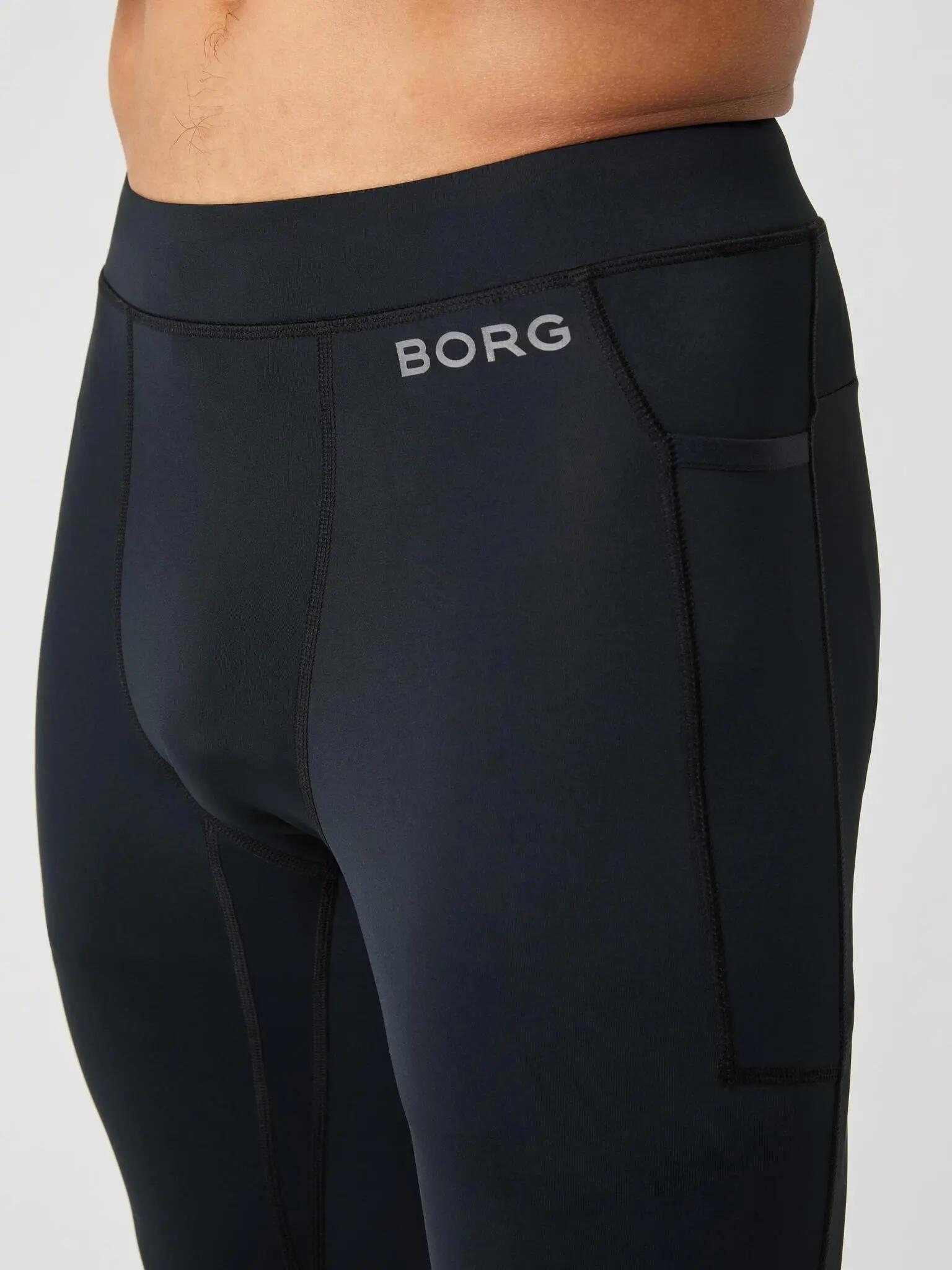 bjorn_borg BORG PERFORMANCE TIGHTS em poliéster reciclado - BLACK BEAUTY 5/5