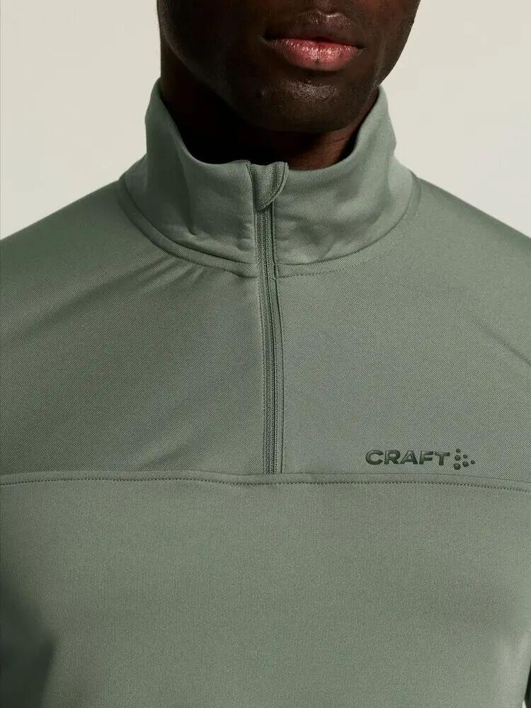 craft Gain Midlayer M meia-zíper em tecido macio — quente e elástico 3/7
