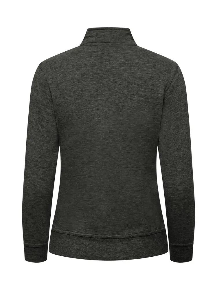 clique Basic Cardigan Women em tecido sweatshirt, anthracite melange 2/4
