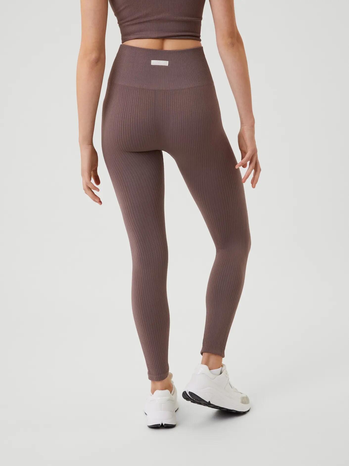 bjorn_borg STUDIO SEAMLESS RIB TIGHTS — SPARROW 2/4
