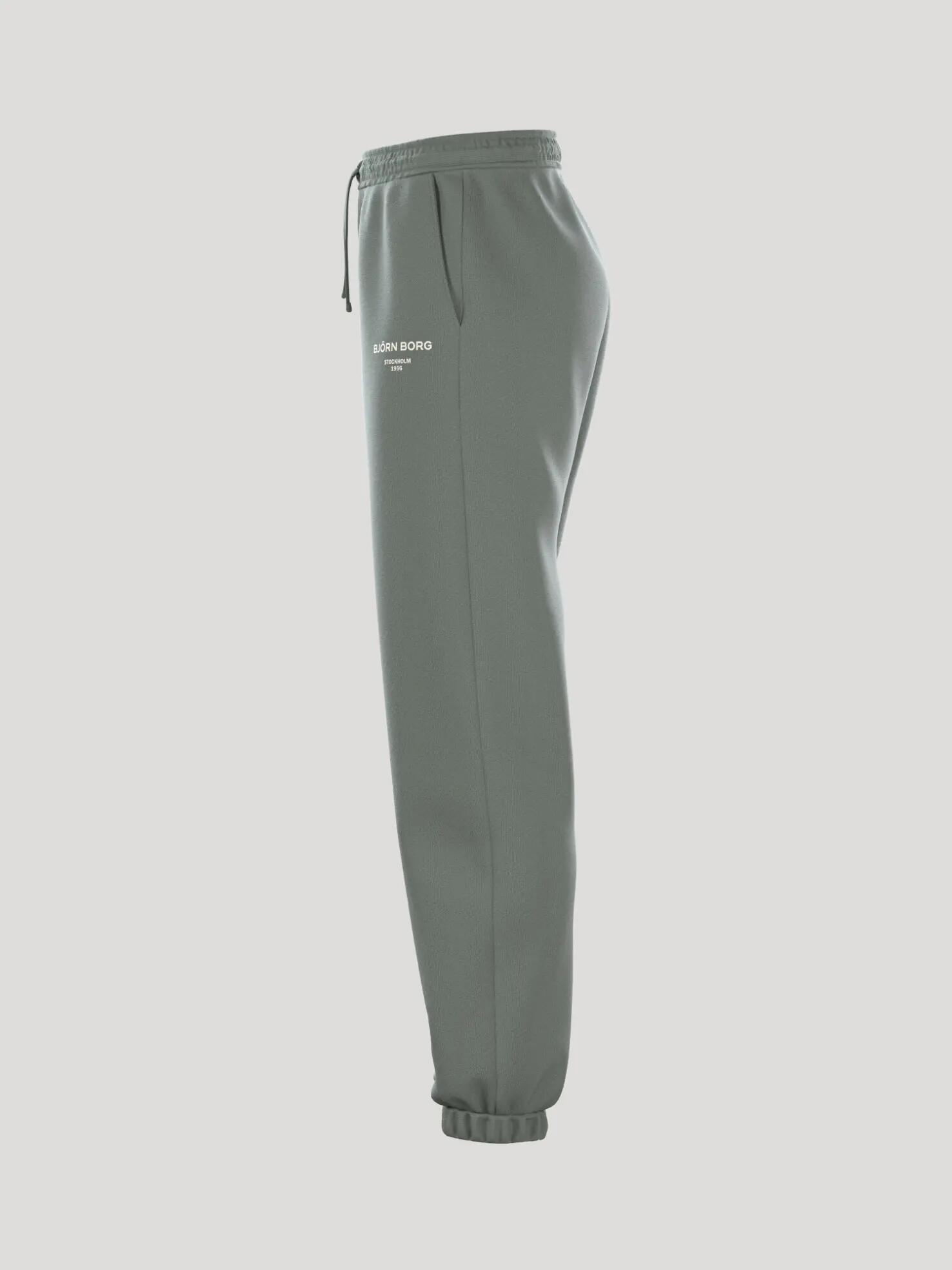 bjorn_borg BORG ESSENTIAL 1 SWEATPANTS — donna, Agave Green 4/4