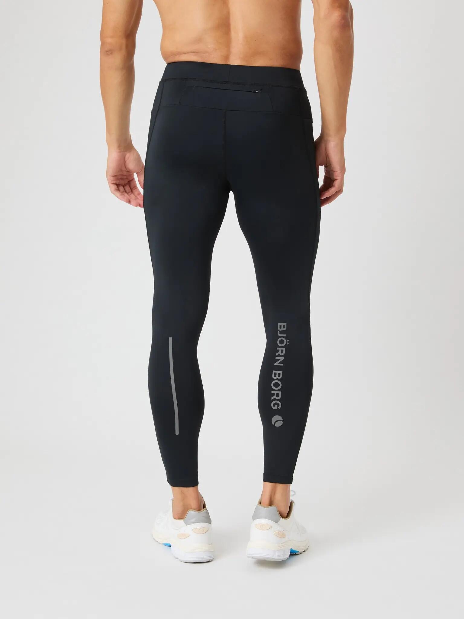 bjorn_borg BORG PERFORMANCE TIGHTS em poliéster reciclado - BLACK BEAUTY 2/5