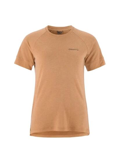 craft T‑shirt Wool SS Tee W – jersey chaud en polyester recyclé et laine