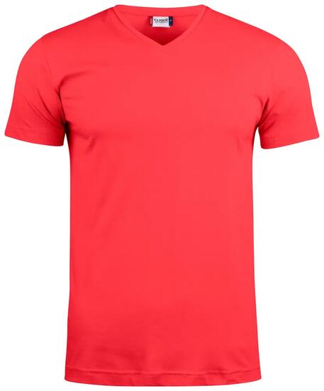 clique Basic-T V-neck pour homme — T-shirt col V, coupe ajustée