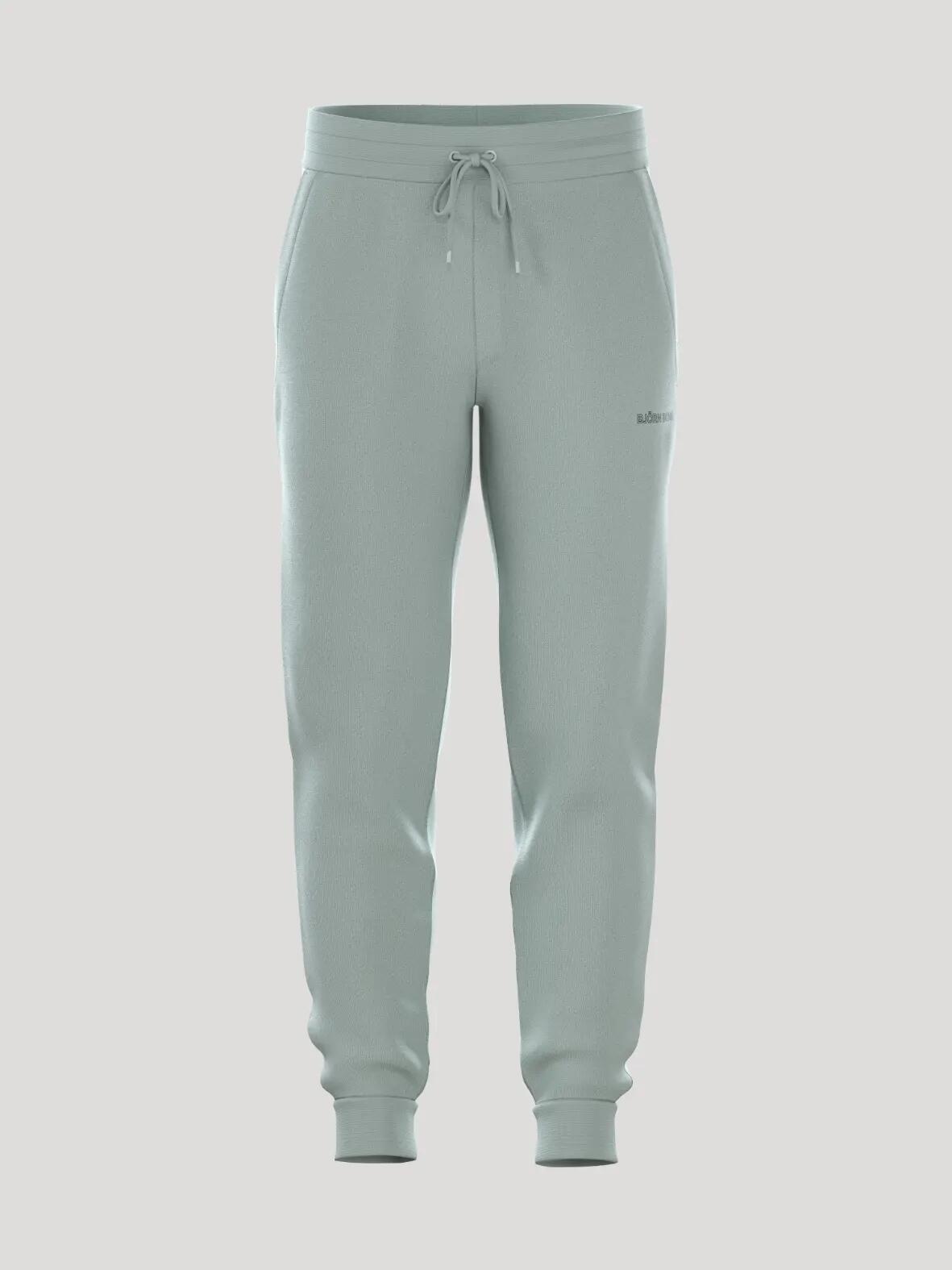 bjorn_borg BORG ESSENTIAL 3 TAPERED SWEATPANTS - SLATE GRAY 1/4