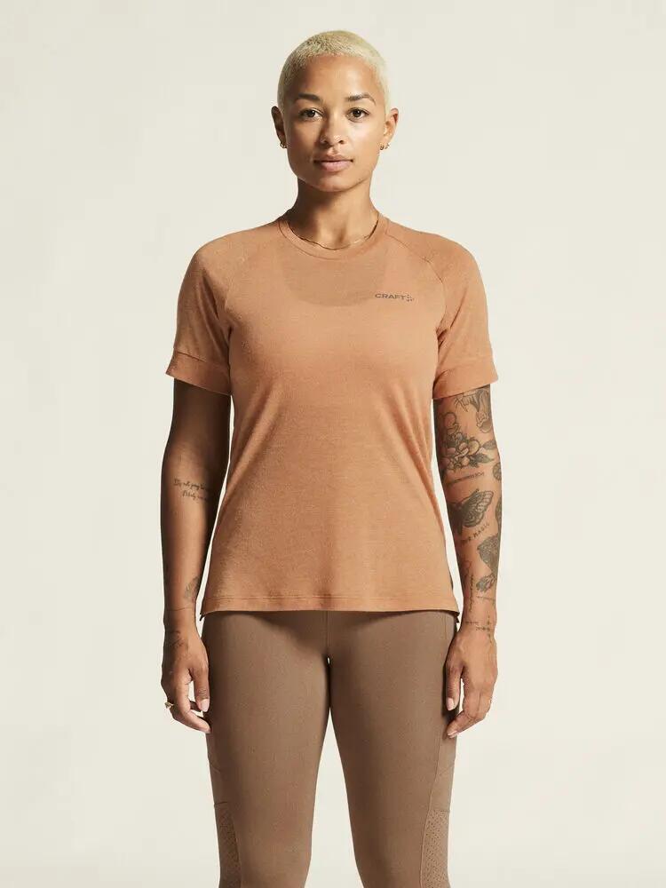 craft Wool SS Tee W – T-shirt manica corta in lana e poliestere riciclato 6/7
