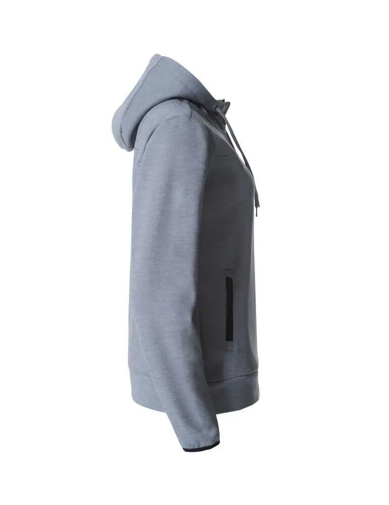 clique Chaqueta con capucha Ottawa Women 100% poliéster - ash 4/4
