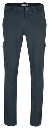 clique Pantalon Cargo Pocket Stretch — jambe droite, taille élastique