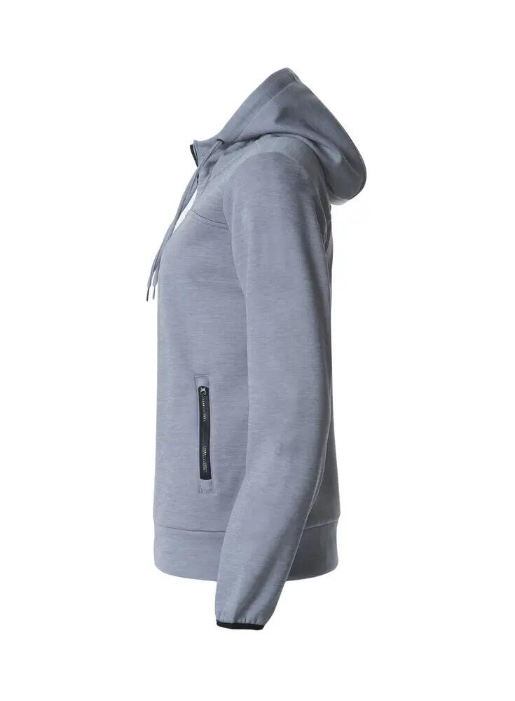 clique Chaqueta con capucha Ottawa Women 100% poliéster - ash 3/4