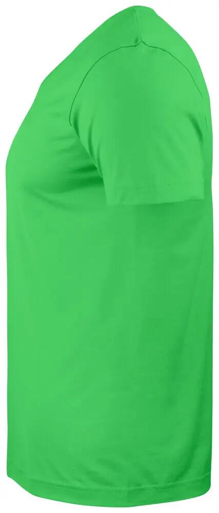 clique Basic-T V-neck T-shirt homem decote em V corte mais justo 3/4