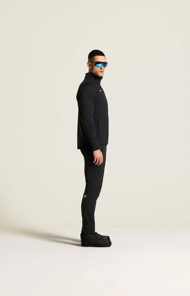 craft Nordic Club 2.0 Wind Tights M - Tights corta-vento pretos 7/7