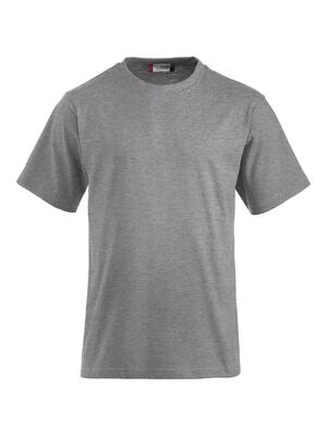 Clique classic-t heren t-shirt van gekamd, voorgekrompen katoen
