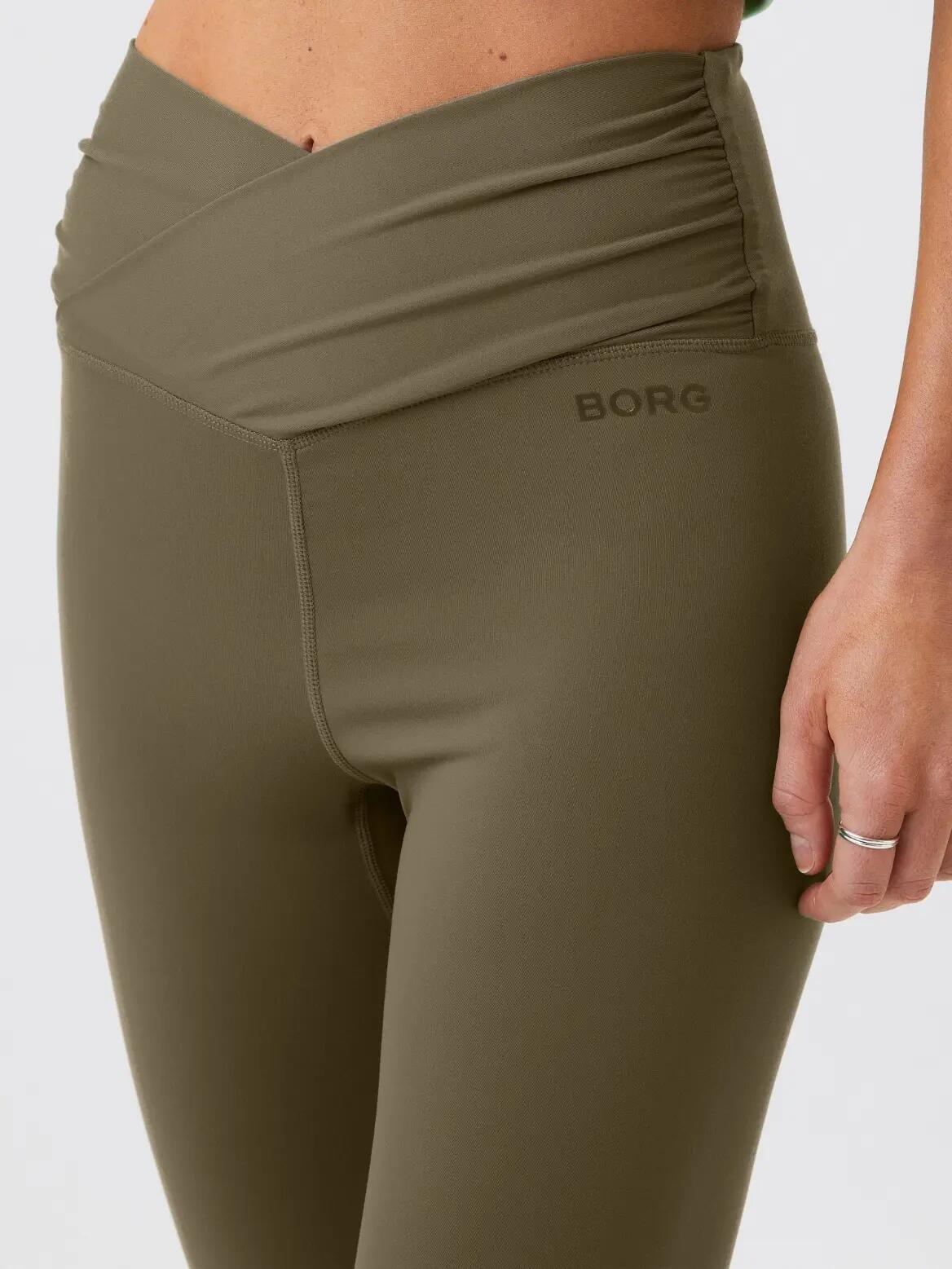 bjorn_borg STUDIO CROSS TIGHTS — OLIVE NIGHT 4/5