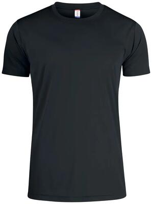Clique basic active-t heren t-shirt polyester, zwart