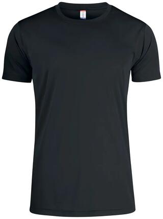 clique Basic Active-T T-shirt homme en polyester, noir