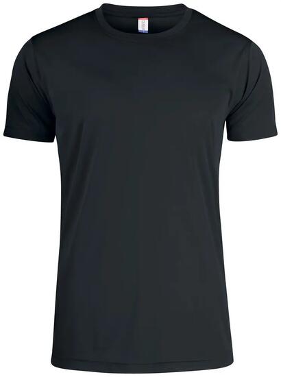 clique Basic Active-T T-shirt homme en polyester, noir