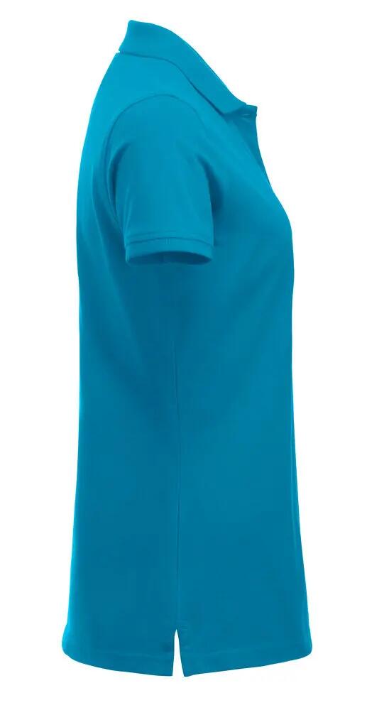 clique Classic Marion S/S Dames Polo — moderne pasvorm, turquoise 4/4