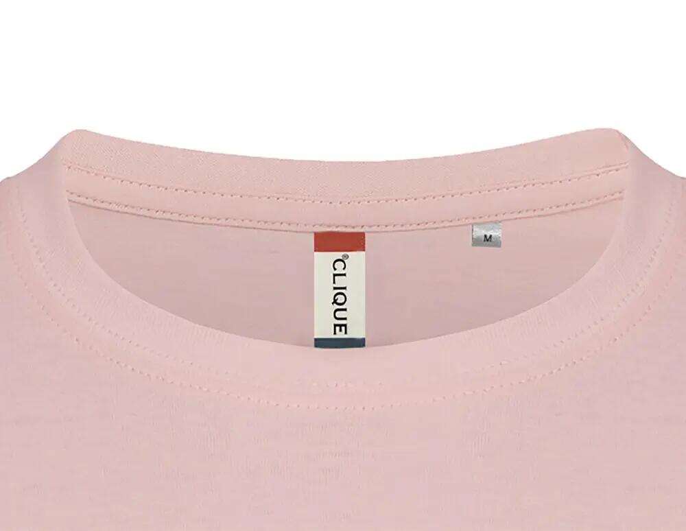 clique Basic-T camiseta ajustada de algodón Candy Pink 5/5
