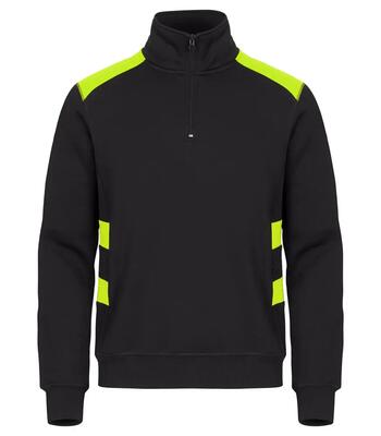 Clique ambition half zip sweater hoge zichtbaarheid