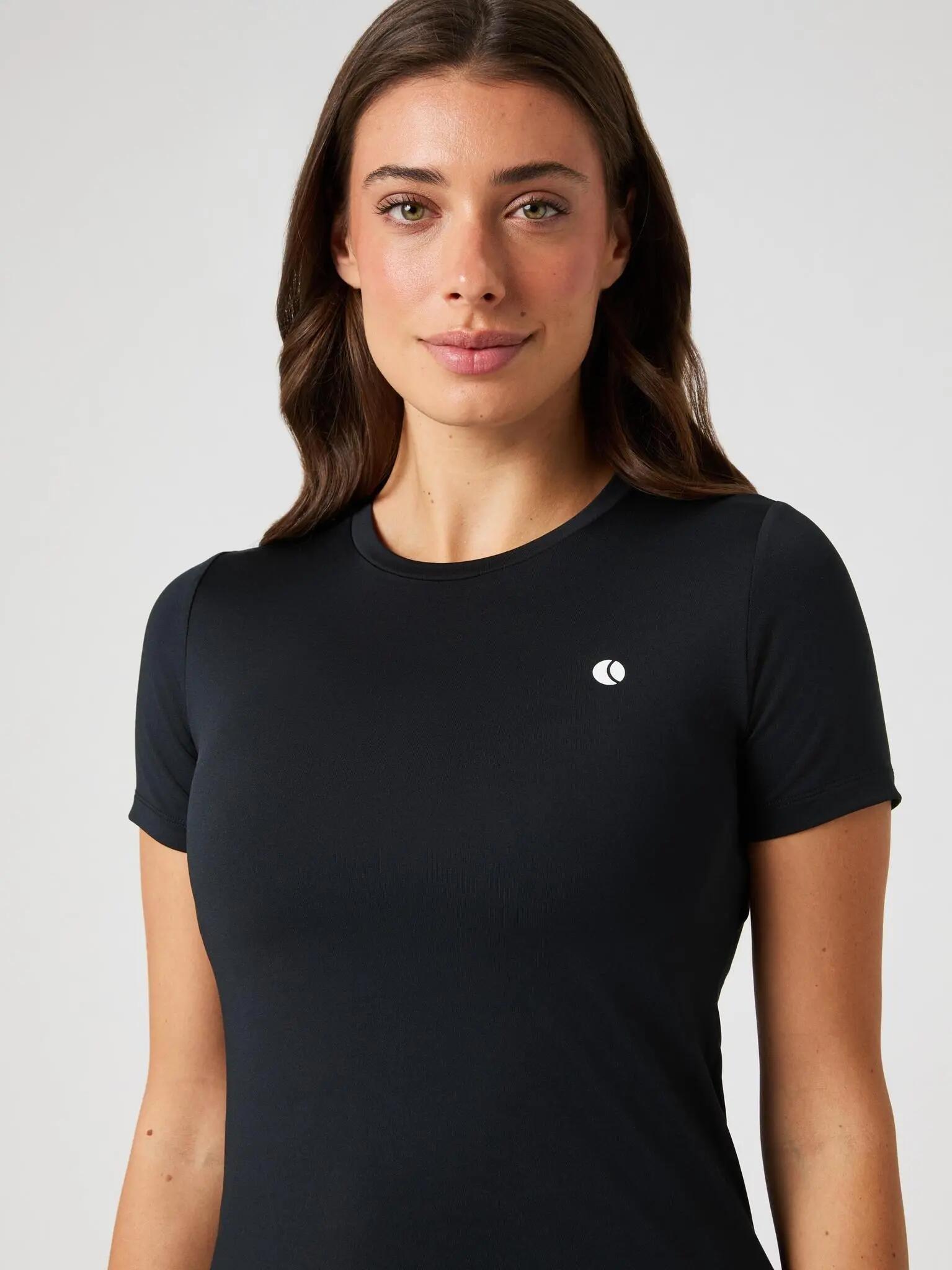 bjorn_borg ACE SLIM T-SHIRT van gerecycled polyester — BLACK BEAUTY 4/4