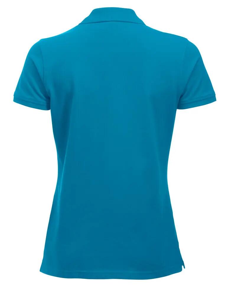 clique Classic Marion S/S Dames Polo — moderne pasvorm, turquoise 2/4