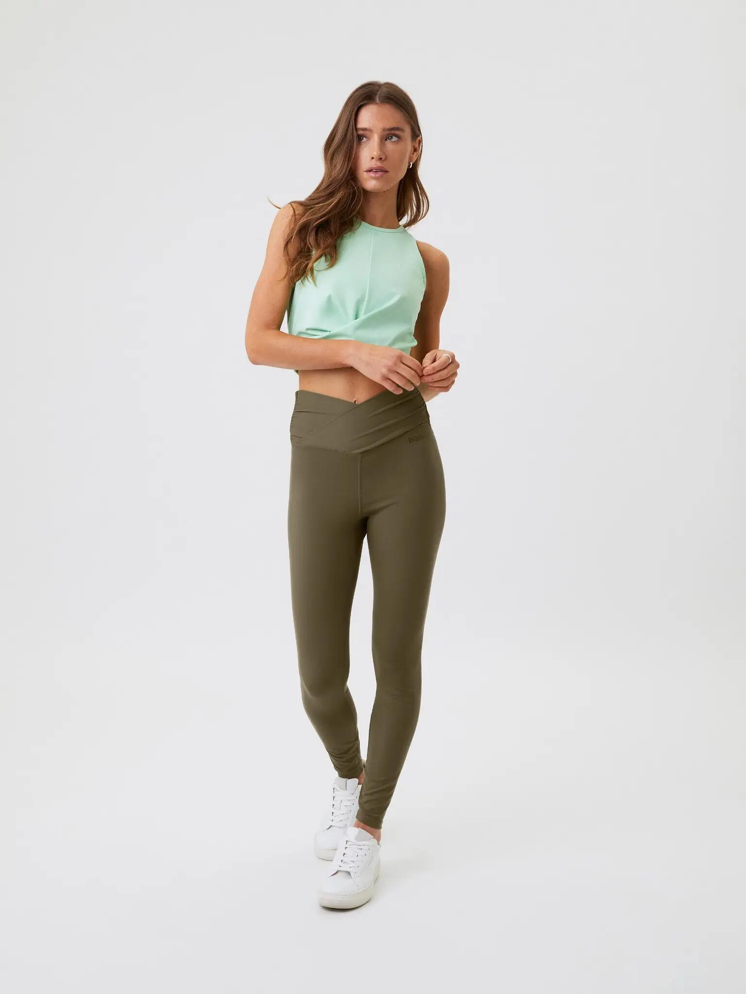 bjorn_borg STUDIO CROSS TIGHTS — OLIVE NIGHT 2/5