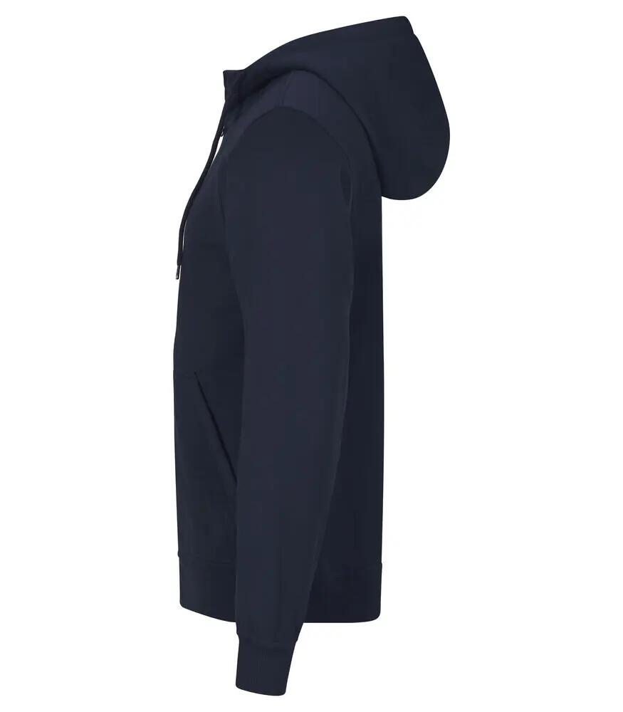 clique Miami Hoody Full Zip mezcla de algodón - Navy 4/4