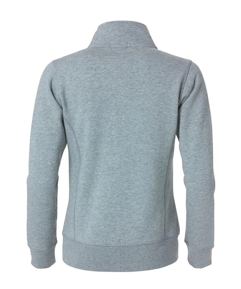 clique Classic Cardigan Women — cardigan sweatshirt cinza mesclado 2/4