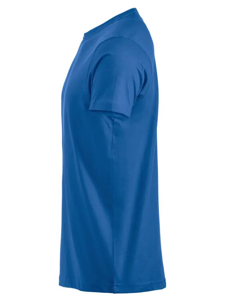 clique Premium-T T-shirt homme en jersey col rond, coton 100% (royal blue) 3/4