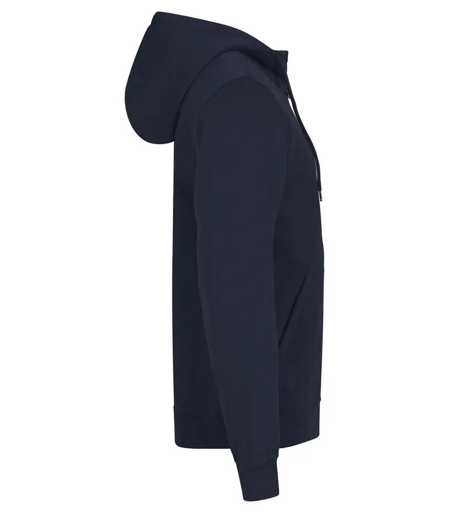 clique Miami Hoody Full Zip mezcla de algodón - Navy 2/4