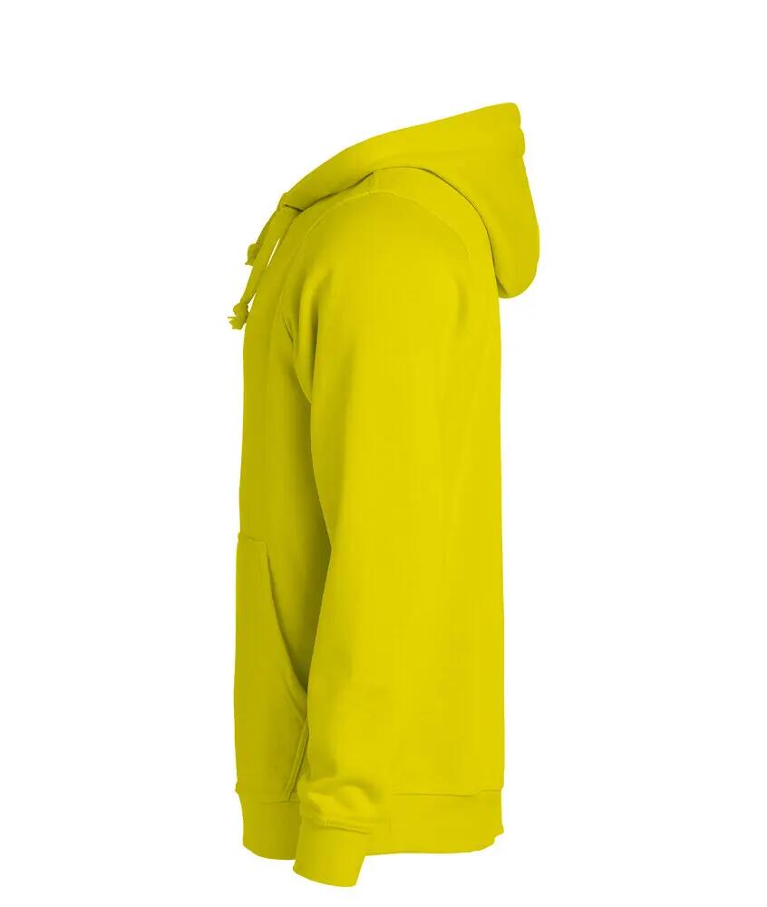 clique Basic Hoody à capuche — visibilité jaune 3/4