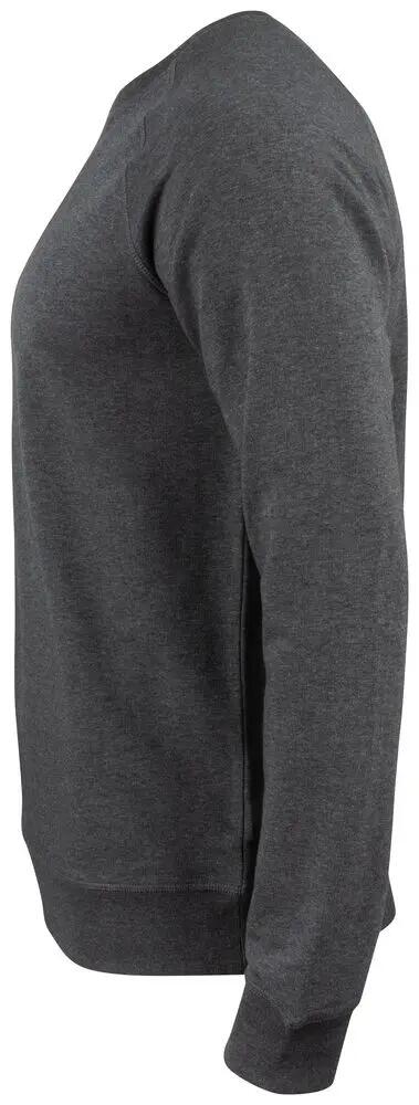 clique Premium OC Roundneck — sudadera cuello redondo en algodón orgánico 3/4