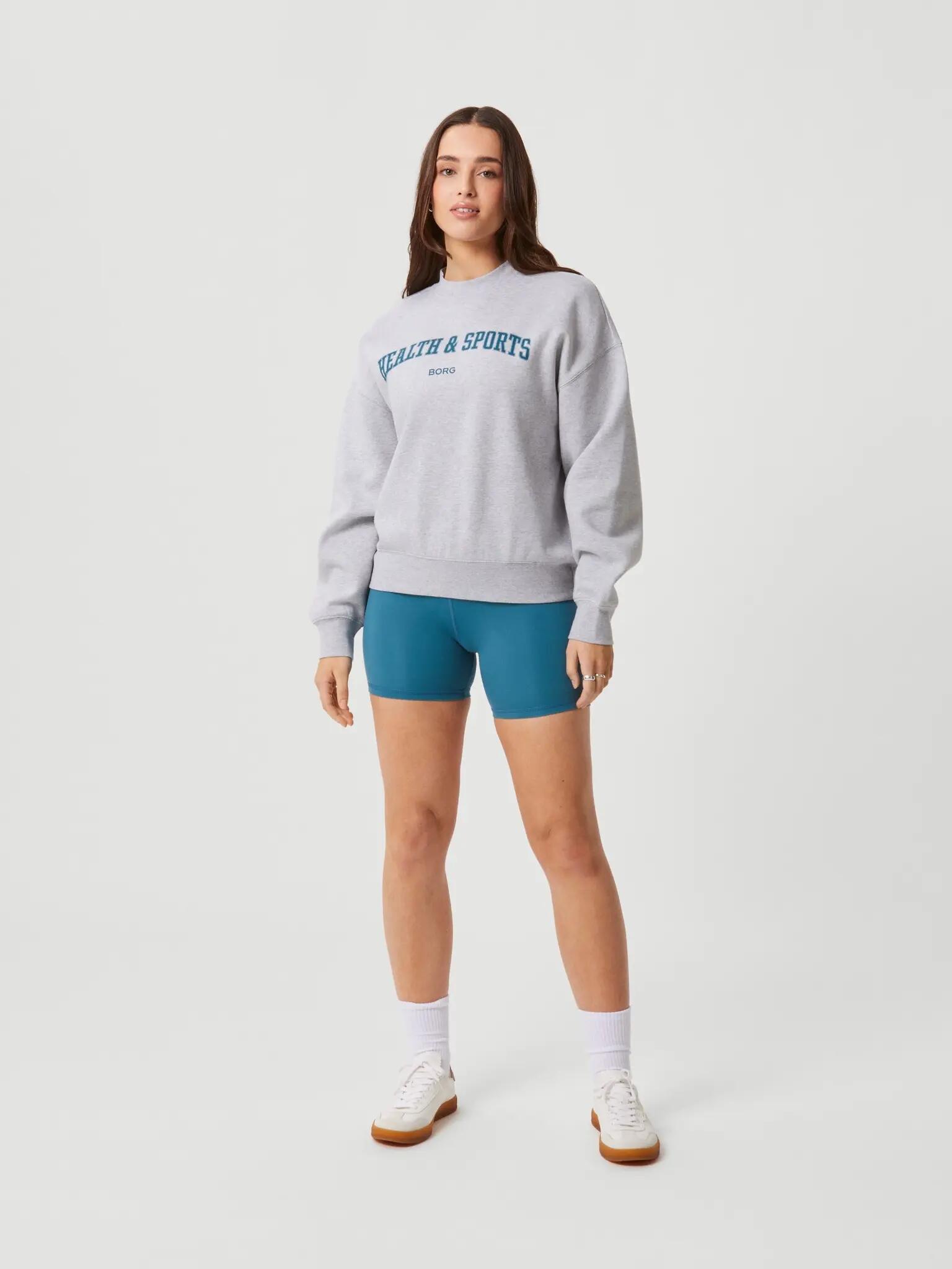 bjorn_borg STUDIO OVERSIZED CREW LIGHT GREY MELANGE 3/5