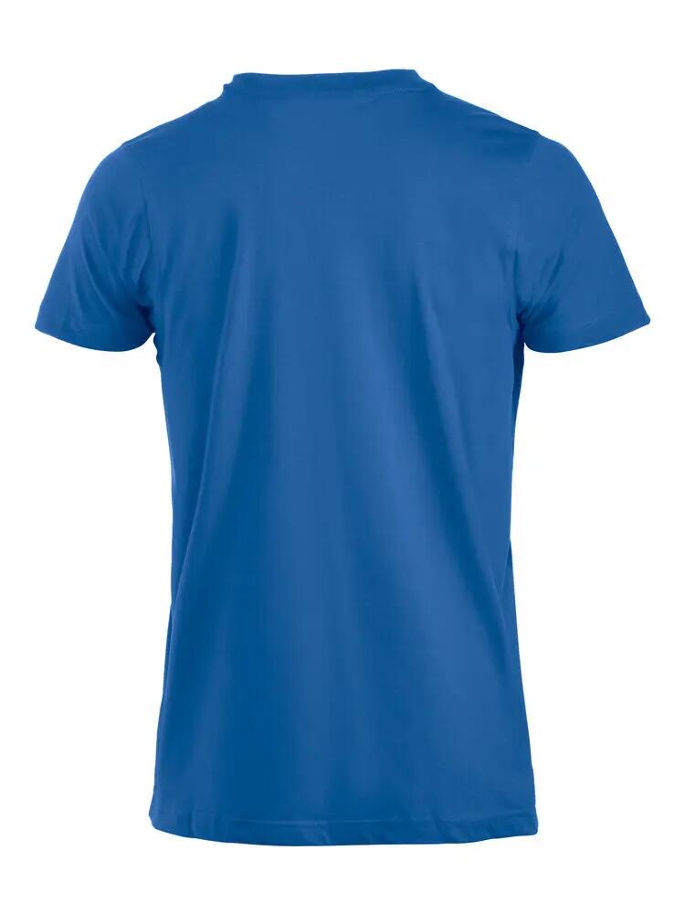 clique Premium-T T-shirt homme en jersey col rond, coton 100% (royal blue) 2/4
