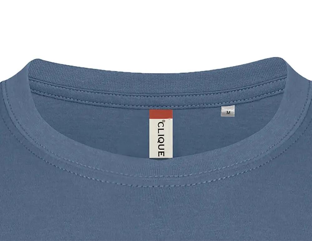 clique Basic-T T-shirt homem - Corte justo, gola em canalé 4/5